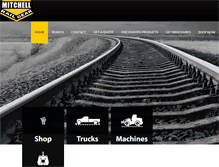 Tablet Screenshot of mitchell-railgear.com